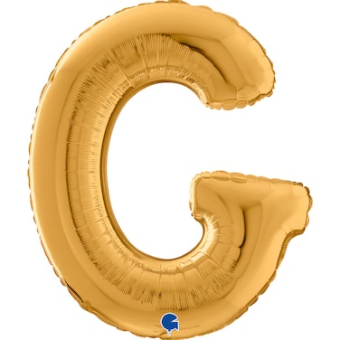 26" Foil Balloon Letter G Gold