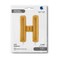 26" Foil Balloon Letter H Gold