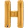 26" Foil Balloon Letter H Gold
