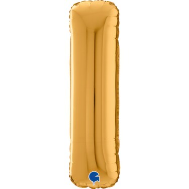 26" Foil Balloon Letter I Gold