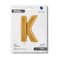 26" Foil Balloon Letter K Gold
