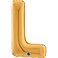 26" Foil Balloon Letter L Gold