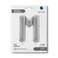 26" Foil Balloon Letter M Silver