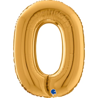 26" Foil Balloon Letter O Gold