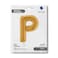 26" Foil Balloon Letter P Gold