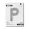26" Foil Balloon Letter P Silver