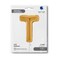 26" Foil Balloon Letter T Gold