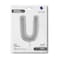 26" Foil Balloon Letter U Silver
