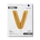 26" Foil Balloon Letter V Gold