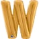 26" Foil Balloon Letter W Gold