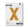 26" Foil Balloon Letter X Gold