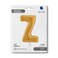 26" Foil Balloon Letter Z Gold