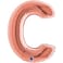 40" Foil Balloon Letter C Rose Gold