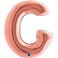 40" Foil Balloon Letter G Rose Gold