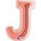 40" Foil Balloon Letter J Rose Gold