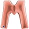 40" Foil Balloon Letter M Rose Gold