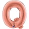 40" Foil Balloon Letter Q Rose Gold