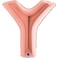 40" Foil Balloon Letter Y Rose Gold
