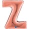 40" Foil Balloon Letter Z Rose Gold