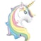 32" Foil Balloon Macaron Unicorn Head
