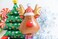 27" Foil Balloon Smiley Reindeer Head