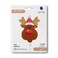 27" Foil Balloon Smiley Reindeer Head