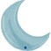 31" Foil Balloon Moon Pastel Blue