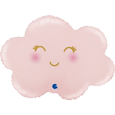 24" Foil Balloon Cloud Satin Pastel Pink
