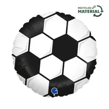 18" Foil Balloon Soccer Ball White