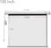 Crony Projection Wall Screen 100 Inch 4:3 Anti-Light With Projector Screen By Manual Screen