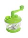 Tissting Manual Food Processor Kitchen Hand Crank Vegetable Cutter Stainless Steel Blade Portable Food Meat Mixer Manual Food Chopper Meat Grinder Fruit Blender