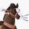 PonyCycle Kids Riding Horse Choco Brown - Small