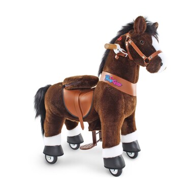 PonyCycle Kids Riding Horse Choco Brown - Small