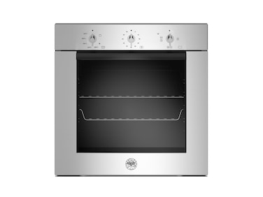 BERTAZZONI 60cm 76 Litre A+ Rated Premium Modern Series Built-in Gas Oven 5 Functions ( LBH : 60 x 60 x 60 cm )   Gas with Gas Grill, Fan assisted - F605MODGKXS   Build the perfect oven wall