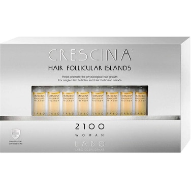 Crescina Transdermic Follicular Islands Re-Growth 2100 Hair-Loss Woman Vials 20's
