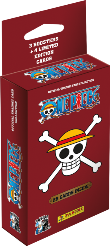 Panini One Piece Trading Cards - 25th Anniversary Trading Card Collection - Blister Pack (4 Boosters &amp; 2 Limited Edition)