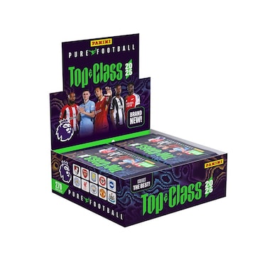 Panini English Premier League EPL TC 2025 Football Collectible Trading Card Game, Box of 24 Packs (Contains 192 Cards) Features all 20 Premier League Teams, 270 Cards to Collect Including 135 Specials