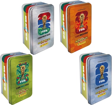 Panini FIFA World Cup 2026 Adrenalyn XL Official Trading Cards Collectible Football Card Game - Classic Tin (Assorted)