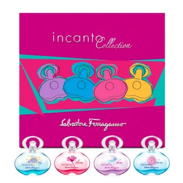 Salvatore Ferragamo Incanto (W) Mini Set Edt 4 X 5ml ( Charm + Bloom + Shine + Sky)