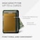Vaultskin BRIXTON Slim Card Holder with ID Window - Minimalist Front Pocket Leather Wallet with RFID Protection for Men and Women
