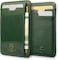 Vaultskin BRIXTON Slim Card Holder with ID Window - Minimalist Front Pocket Leather Wallet with RFID Protection for Men and Women
