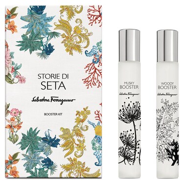 Salvatore Ferragamo Storie Di Seta (U) Booster Kit Set 2 X 10ml Roller (Woody + Musky)