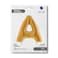 40" Foil Balloon Letter A Gold