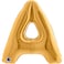 40" Foil Balloon Letter A Gold