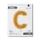 40" Foil Balloon Letter C Gold