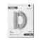 40" Foil Balloon Letter D Silver