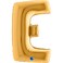 40" Foil Balloon Letter E Gold