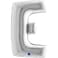 40" Foil Balloon Letter E Silver