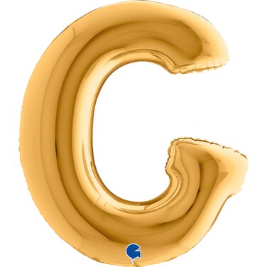40" Foil Balloon Letter G Gold