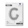 40" Foil Balloon Letter G Silver
